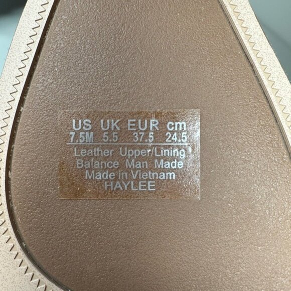 27 Edit Naturalizer Blue Suede Haylee Slingback Pointed Toe Flat Size 7.5 - Picture 6 of 6